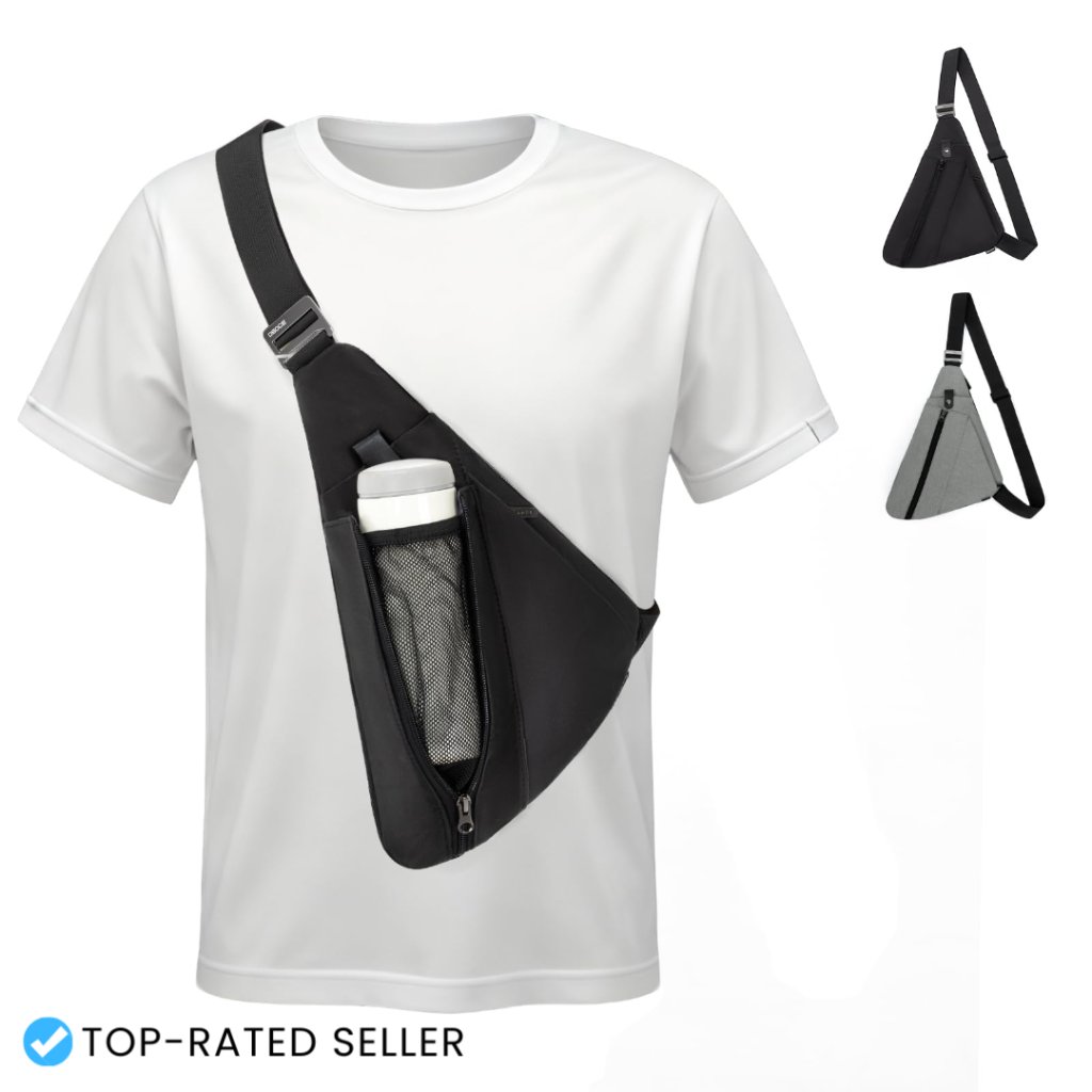Minimalist Sling Bag Rfid Anti-Theft Waterproof Crossbody Pack Tactical Utility